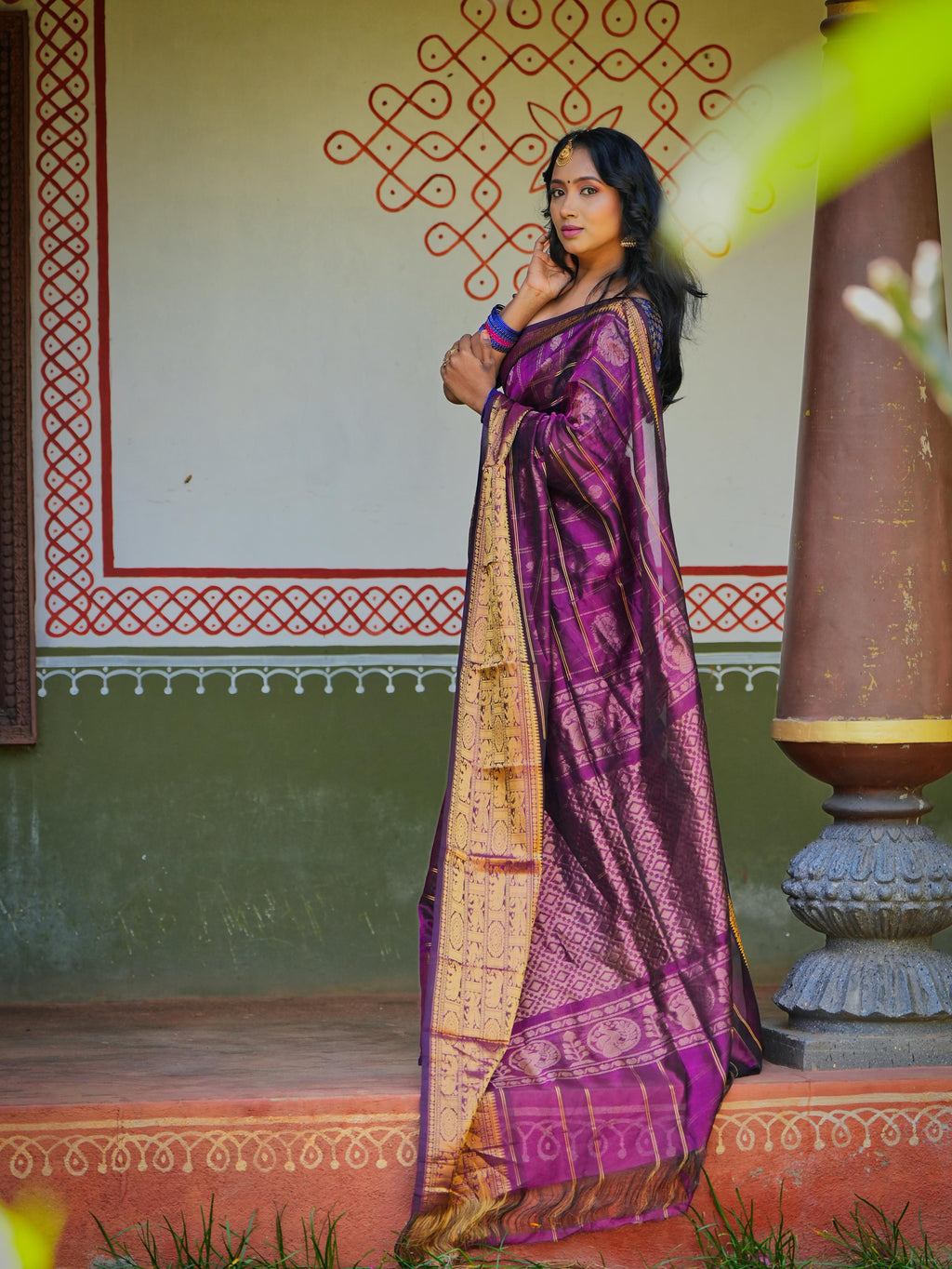 Pure Mangalagiri handloom silk sarees