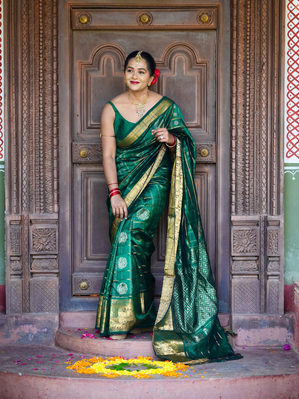 Pure Mangalagiri handloom silk sarees